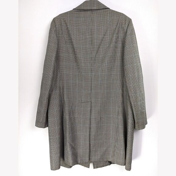 Vintage Aquascutum wool blend houndsthooth coat - Picture 5 of 15